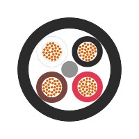 ÖLFLEX® TRUCK 170 FLRYY 2X1,5 WH/BK