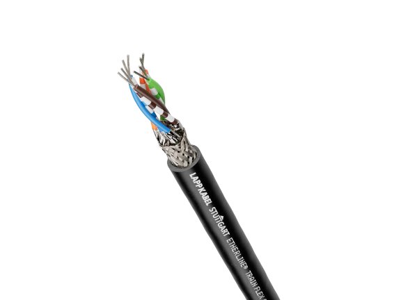 ETHERLINE® TRAIN FLEX Cat.6A 4x2x24/7 PE