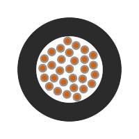 ÖLFLEX® HEAT 205 SC 1X2,5 BN