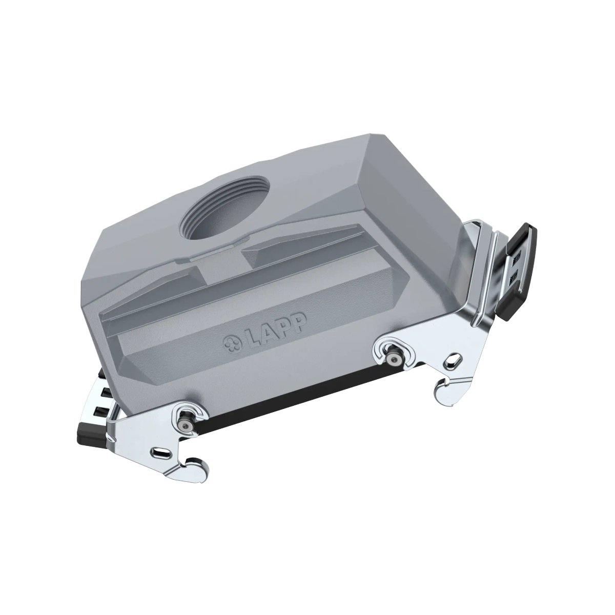 HBE 24 CC HOOD W/ DBL LVRS, 3/4in