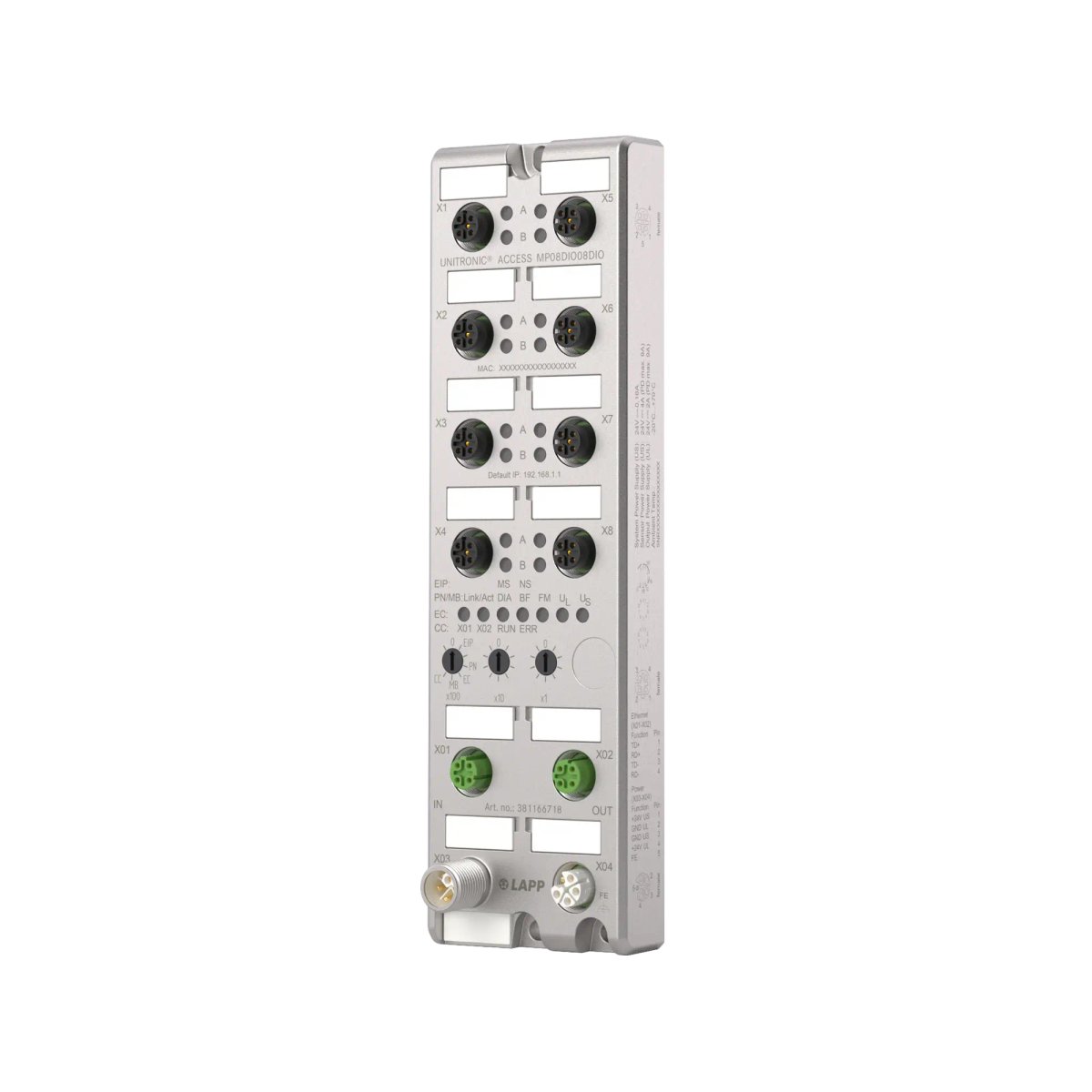 UNITRONIC® ACCESS MP08DIO08DIO
