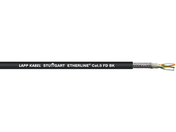ETHERLINE® Cat.5 FD BK