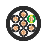 ÖLFLEX® CLASSIC 110 Black 0,6/1kV 7G2,5