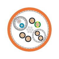 ÖLFLEX® SERVO 7DSL 4G1,5+(2x22AWG)