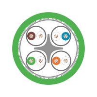 ETHERLINE® FD P CAT.6A 4X2X24/7AWG