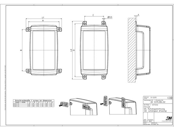 Circum wallmount kit