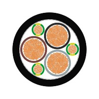 ÖLFLEX® SERVO 9YSLCY-JB 3X16+3G2,5 BK