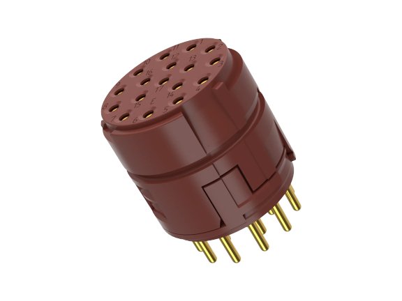 EPIC® SIGNAL M23 Inserts 17 pole PCB-soldering