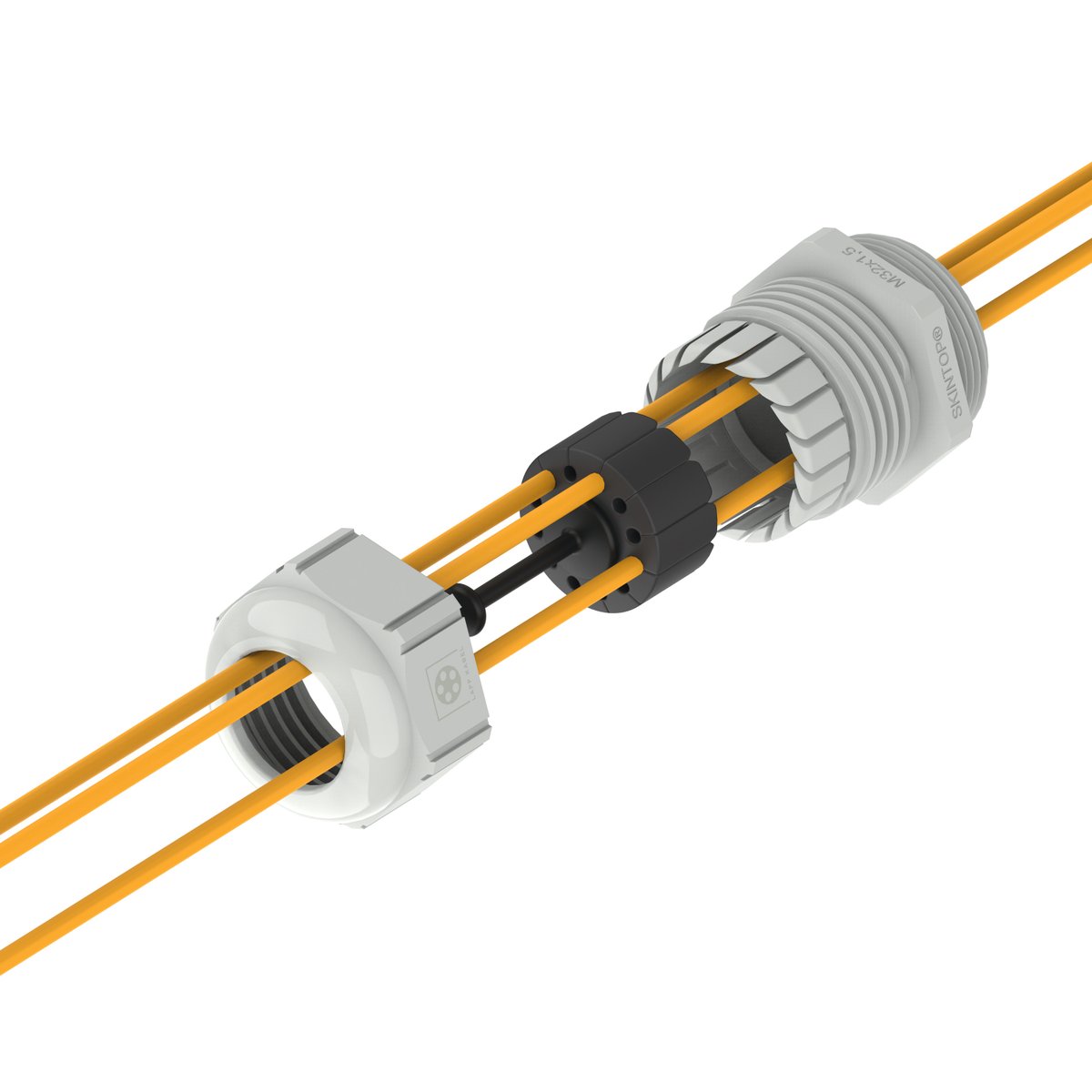 LAPP SKINTOP CLICK M25 RAL 7035 LGY Kabelverschraubung main image 1