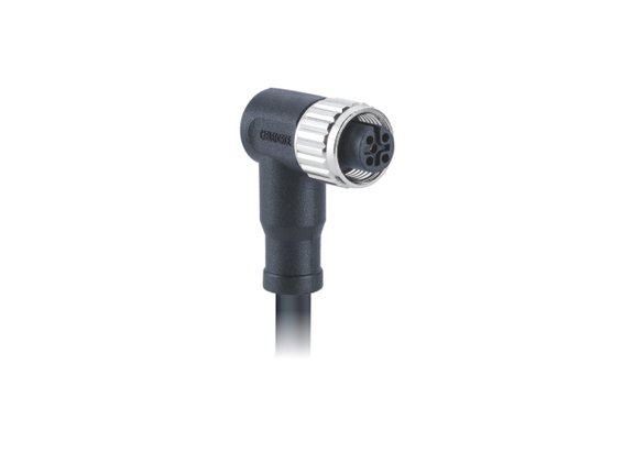 EPIC® M12A female angled molded cable