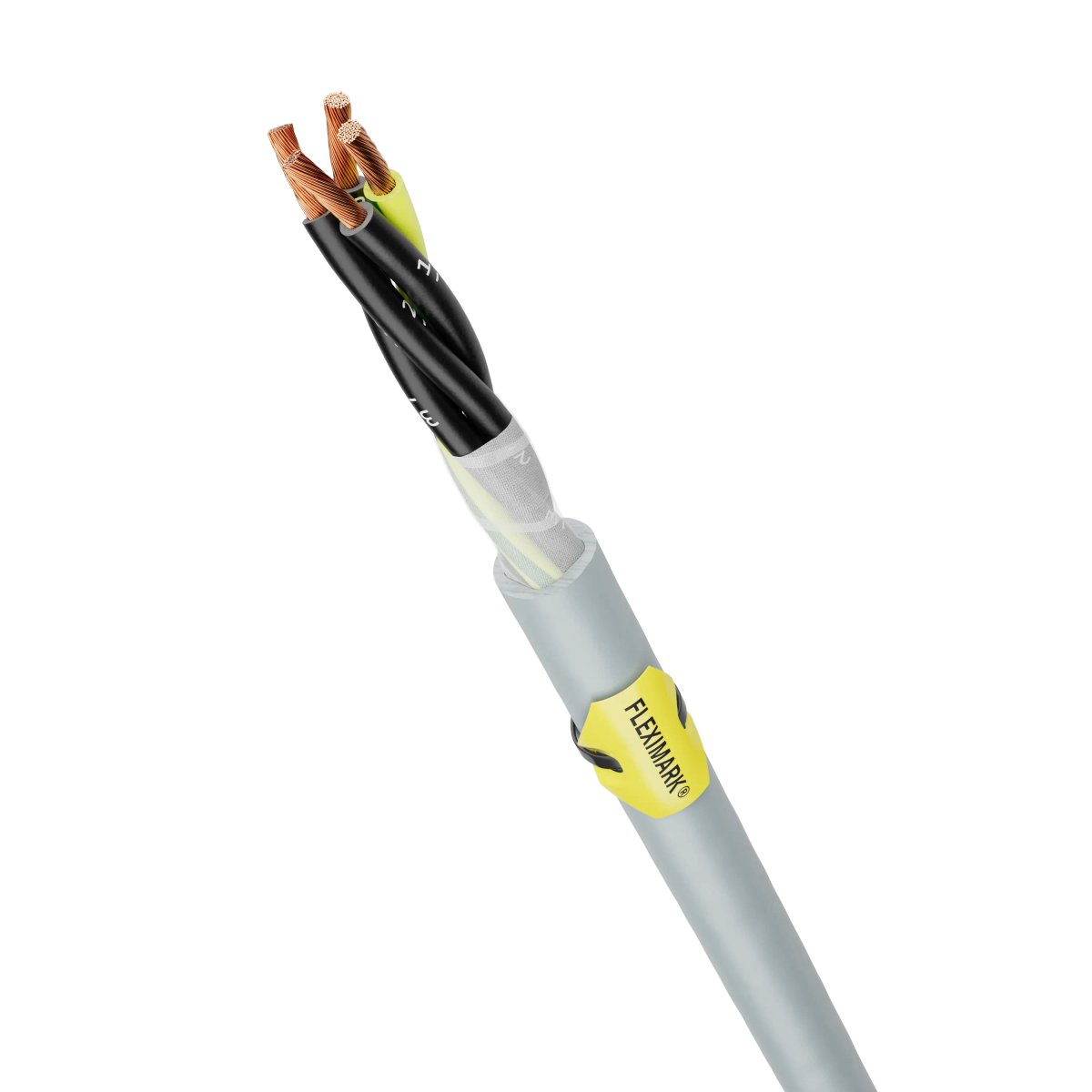 Cablelabel PUR 100x60mm YE