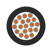 ÖLFLEX® HEAT 260 SC 28/7AWG GNYE