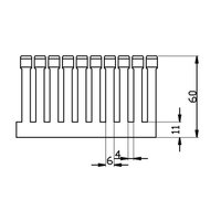 ECSH2540 KABELKANAL-HF 25X40 SLIDSET 2M
