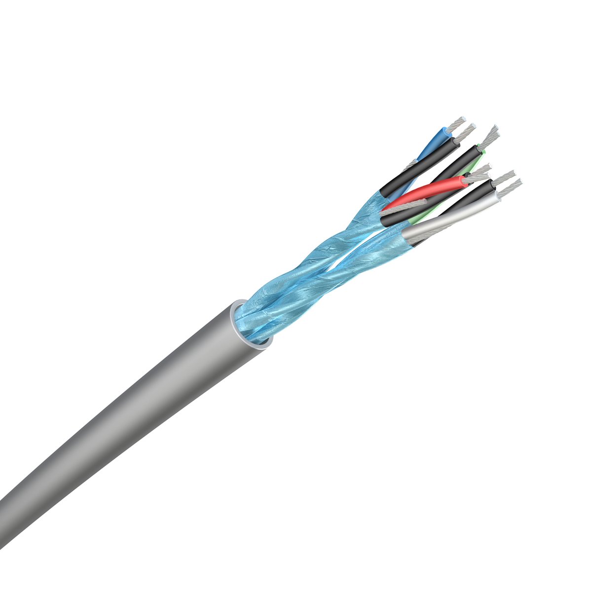PAIR SHIELDED DATA CABLE AWG 24 Datakabel med låg frekvens