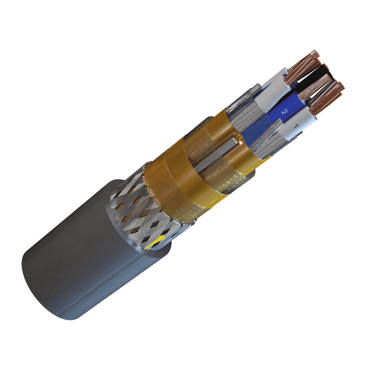 Marine2Com YOZ2c 250 V Lavfrekvent datakabel