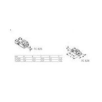 TIE SCREW SOCKET TC 826