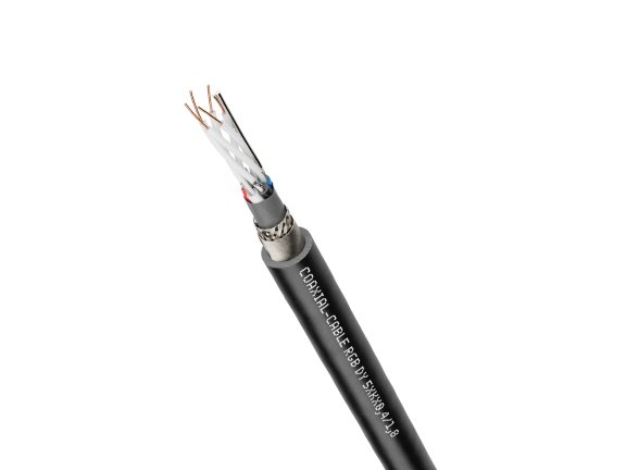 Coaxial cables RGB