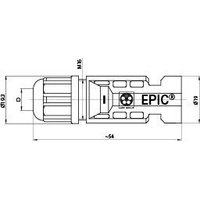 EPIC® SOLAR 4 M solar connector