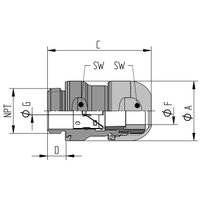 SKINTOP® HYGIENIC SC NPT 1/4IN