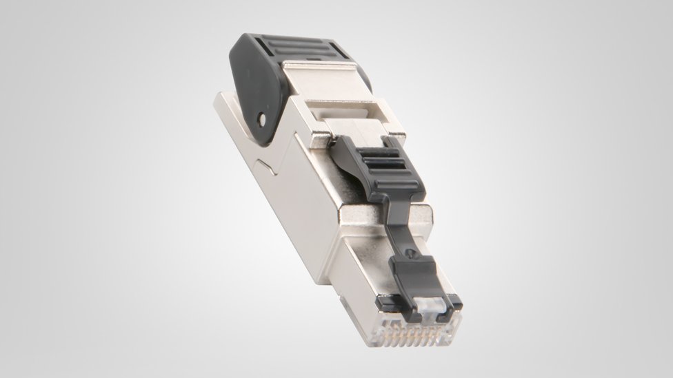 Industrial data connectors for Ethernet and fibre optic networks