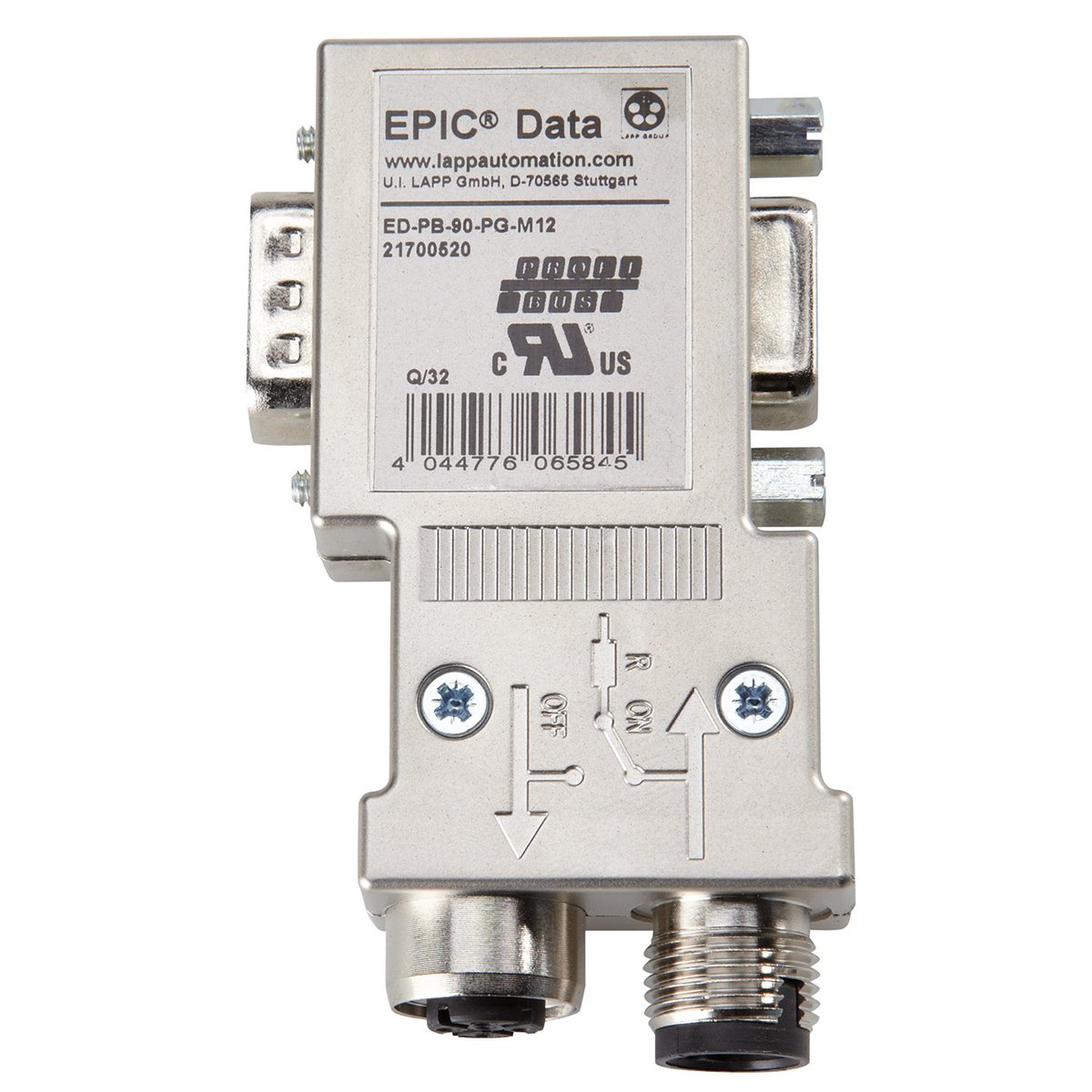 EPIC® DATA PB Sub-D data connector