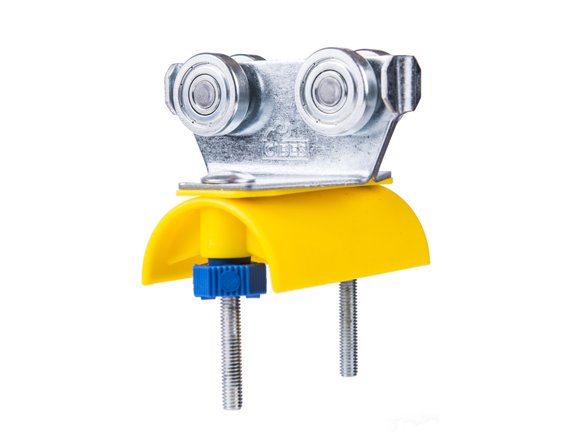 Cable trolley flat cables