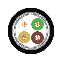 UNITRONIC® BUS HEAT 6722 1x4x0,25